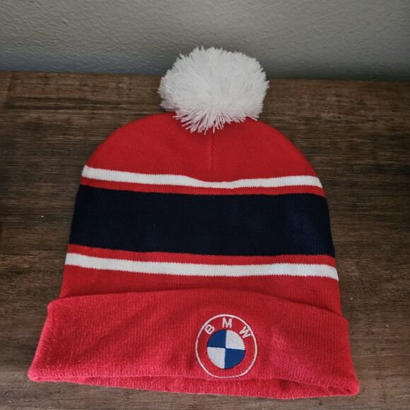 Bmw FLORIDA PANTHERS BEANIE HAT RARE Nwot Warm Winter Snow Skiing - Picture 1 of 5